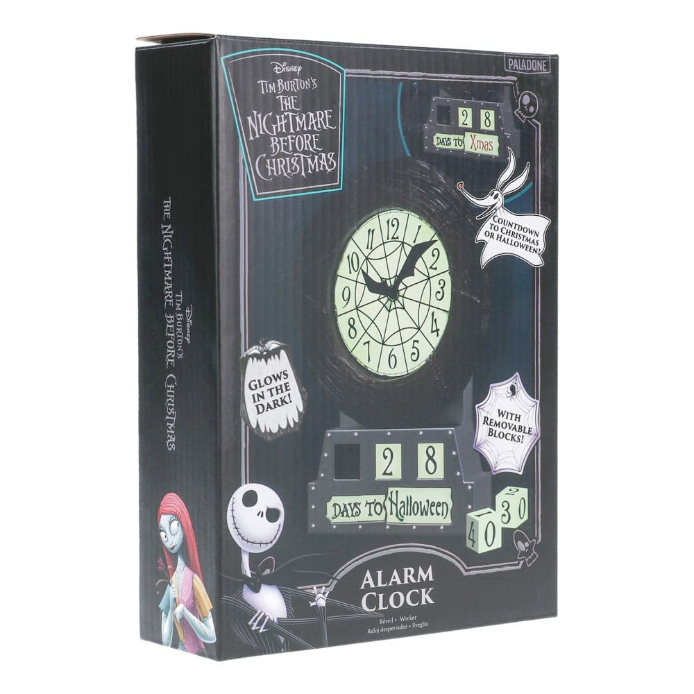 Paladone Products Disney The Nightmare Before Christmas - Countdown Wekker - Grijs